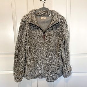 Sherpa Quarter Zip Sweatshirt